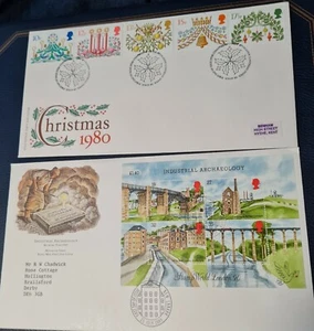 GB - SELECTION OF 10 COMMEMORATIVE FIRST DAY COVERS 1980/94 - PHOTOS  - Picture 1 of 5