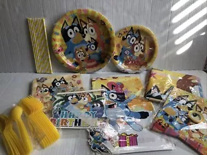 Bluey Birthday Party Decorations Plates Banner Backdrop Tablecloth Etc - Picture 1 of 4