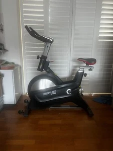 PROFLEX Magnetic Resistance Spin Exercise Bike Stationary Cardio Fitness Cycle - Picture 1 of 1