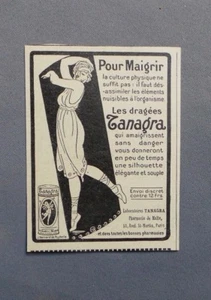 PUB PUBLICITE ANCIENNE ADVERT CLIPPING 031017 LES DRAGEES TANAGRA POUR MAIGRIR - Picture 1 of 1