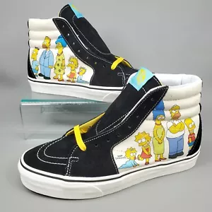 Vans x The Simpsons Sk8-Hi 1987-2020 Family Portrait Shoes VN0A4BV617E Men’s 9 - Picture 1 of 12