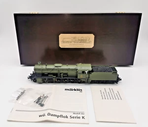 Märklin H0 37055 locomotora de vapor de remolque serie K mfX Digital como nueva sin embalaje original - Imagen 1 de 24