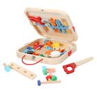Wooden Kid Tool Set For Toddlers Wooden Tool Box For Living Room Bedroom