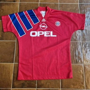 VINTAGE BAYERN MONACO 1991-1992 FOOTBALL SHIRT TRIKOT OPEL ADIDAS - Imagen 1 de 5
