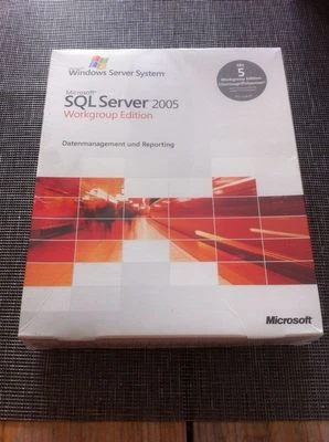 MS SQL Server 2005 Workgroup Edition incl. 5 clientes, alemán con IVA factura - Imagen 1 de 2