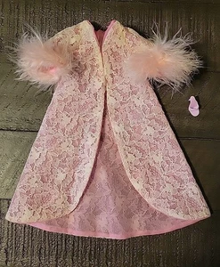 Vintage Barbie Puppe rosa Moonbeams #1694 Gewand 60er Jahre ein Schuh dabei - Bild 1 von 9