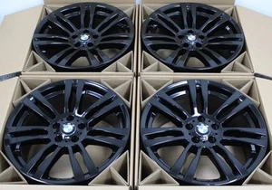 REFURBISHED Set 20" BMW X5 F15 E70 X6 F16 469M Black wheels P/N: 7846834 7846835 - Picture 1 of 21