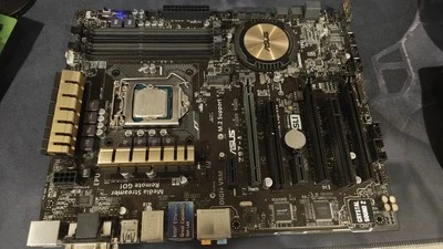 ASUS Z97-A LGA1150 Mainboard AS-IS + Core i5 4460 CPU - Bild 1 von 4
