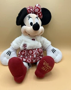 MINNIE MOUSE Christmas 2015 Plush 17". Official Disney Store. With Tags. - Picture 1 of 4