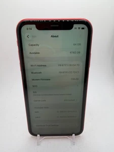 Apple iPhone 11 - Red - 64GB - as-is for salvage/parts/disassembly - Picture 1 of 7