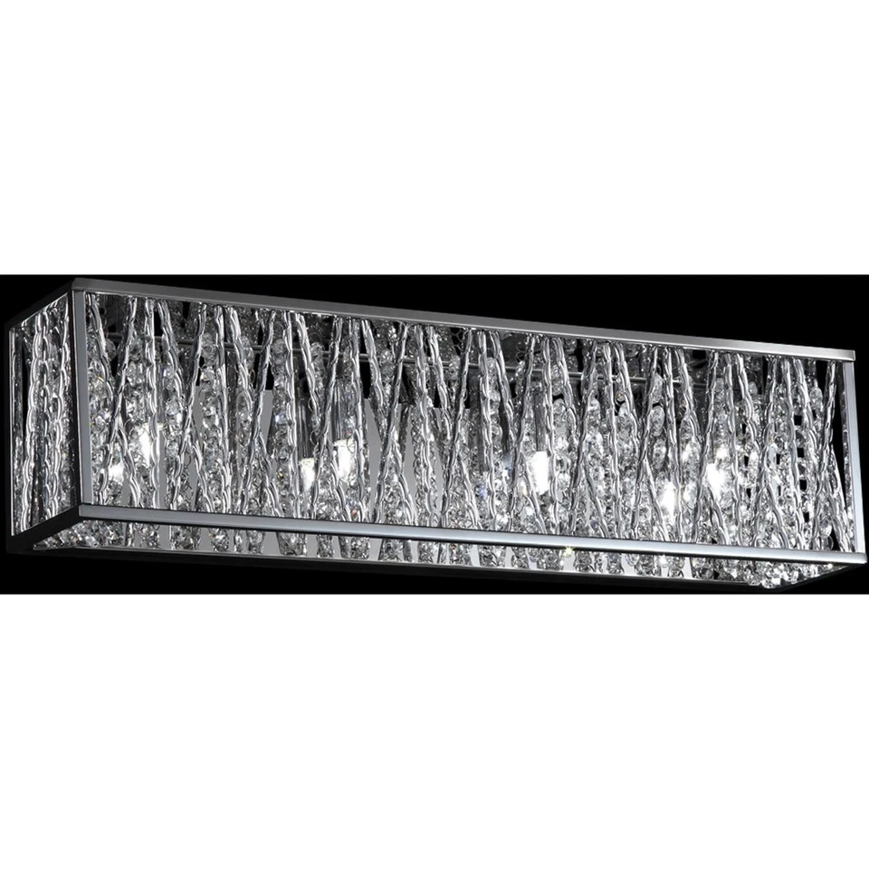 Z-Lite 872CH-4V Terra 4 Light 21.5 inch Chrome Vanity Wall Light in G9 Foto 1 de 1