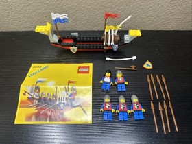 Vtg. LEGO Legoland Viking Voyager 6049 100% Complete w/ Minifigs Instruction A3
