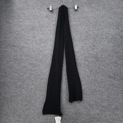 Portolano Bufanda Mujer Talla Única Negro Cachemira Tejido Abierto Envolvente Cuello Calentador Foto 1 de 4