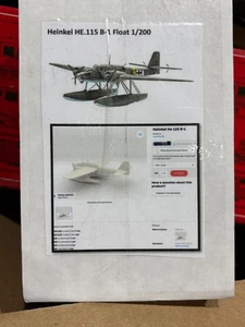 RESIN # HE-115   1/200th  SCALE GERMAN He-115 B1 FLOAT  RESIN  MODEL KIT - Foto 1 di 2