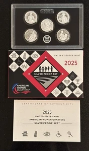 2025-S American Women Quarters Silver Proof Set (OGP/COA) - Picture 1 of 2