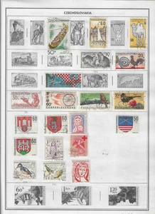 CZECHOSLOVAKIA  BALANCE OF COLLECTION          ( Lot 6793  ) - Picture 1 of 2