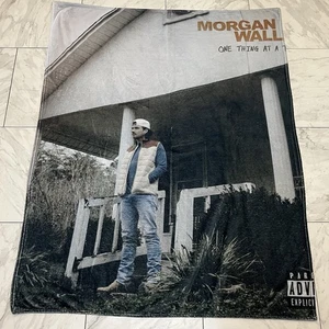 Morgan Wallen Throw Blanket 48x60 One Thing at a Time Album Cover Soft Cozy Gift - Picture 1 of 6
