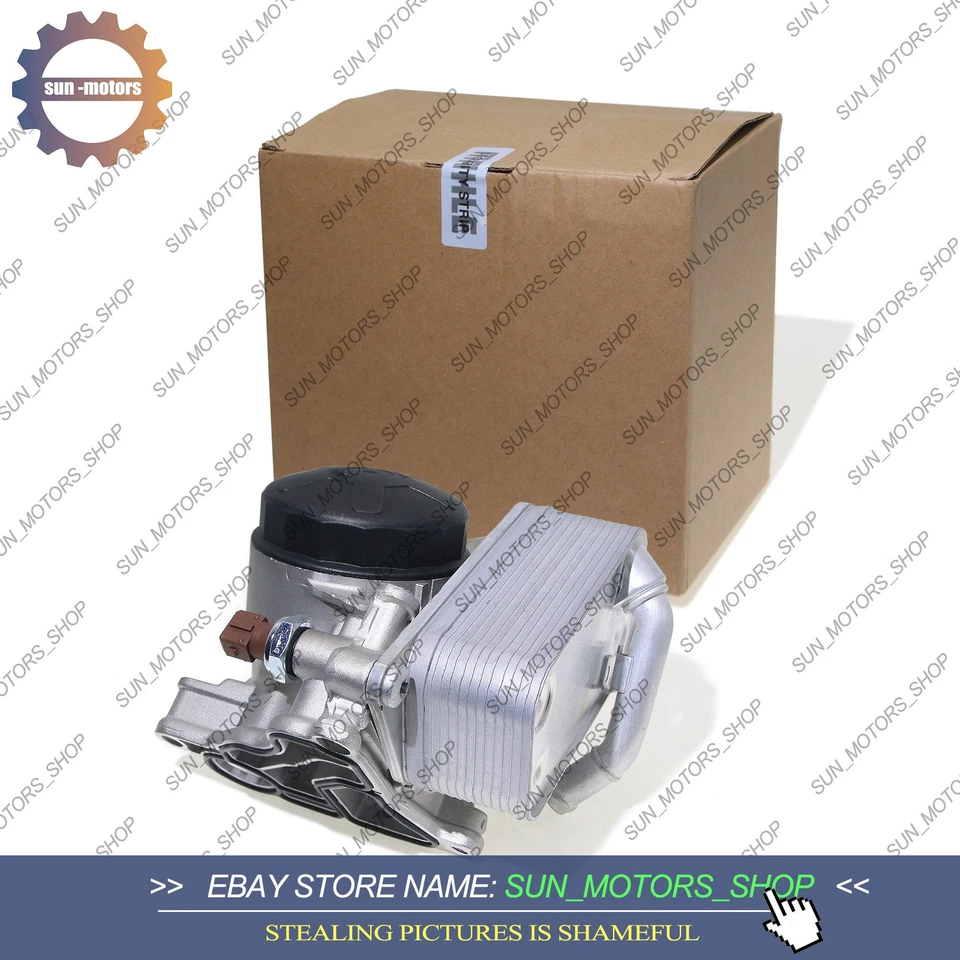 Engine Oil Cooler Filter Housing Assembly Fits 128i 328i 335i 528i 530xi X3 Z4 - Image 1 of 4