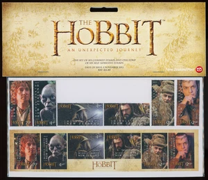 NEW ZEALAND 2012 HOBBIT - LORD OF THE RINGS SPECIAL PACK WITH 2 SETS STAMPS NEW - Picture 1 of 2
