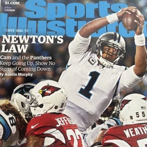 Cam Newton Carolina Panthers REGIONAL Sports Illustrated 1. Februar 2016 - Bild 1 von 7