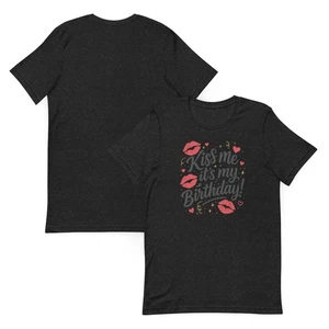 Geburtstagskuss Unisex T-Shirt  - Bild 1 von 6