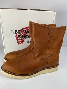 Stivali da lavoro in pelle Red Wing 866 PECOS trazione con cerniera 11,5 D - Foto 1 di 15