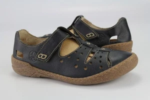 Rieker Gr.38 Damen Halbschuhe Ballerinas Slipper Loafers Schwarz WIE NEU J 153 - Bild 1 von 5