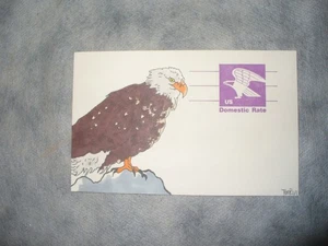 FDC Ersttagsbrief Postkarte Adler Inlandspreis Gütesiegel Add-on - Bild 1 von 2