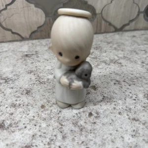 Precious Moments "Hirte der Liebe" 102261 Krippe Engel mit Lamm - Bild 1 von 5