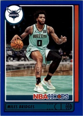 2021-22 Hoops Blue #190 Miles Bridges - BSK - Image 1 of 2