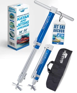 New Ultimate PWC 2.0 Premium Jet Ski Anchor. Shallow Water Anchor Pole. Jetsk... - Picture 1 of 8