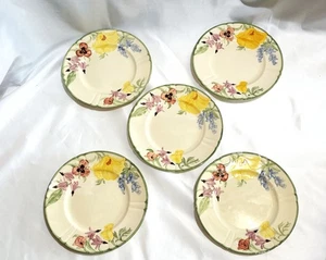 5 platos de ensalada franciscana de flores silvestres de 8" - Imagen 1 de 2