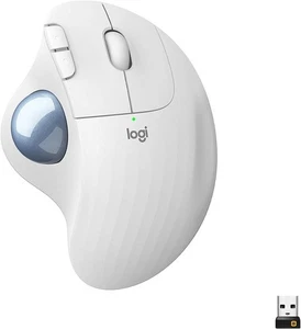 Logitech ERGO M575 Wireless Trackball - Off White - Picture 1 of 2