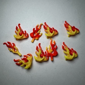 Playmobil Feuerflamme Ersatzteile orange gelb Konvolut 9 Teile - Bild 1 von 5