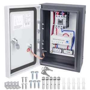 Scatola di Protezione Pompa Acqua, 1,5 HP 230V Pozzo Profondo Pompa Sommergibile Scatola di Controllo... - Foto 1 di 7