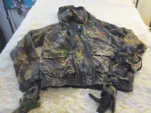 Scent Blocker Plus Bug Light Jacket Mens Large Brown Camo Hunting Hooded Outdoor - Picture 1 of 16