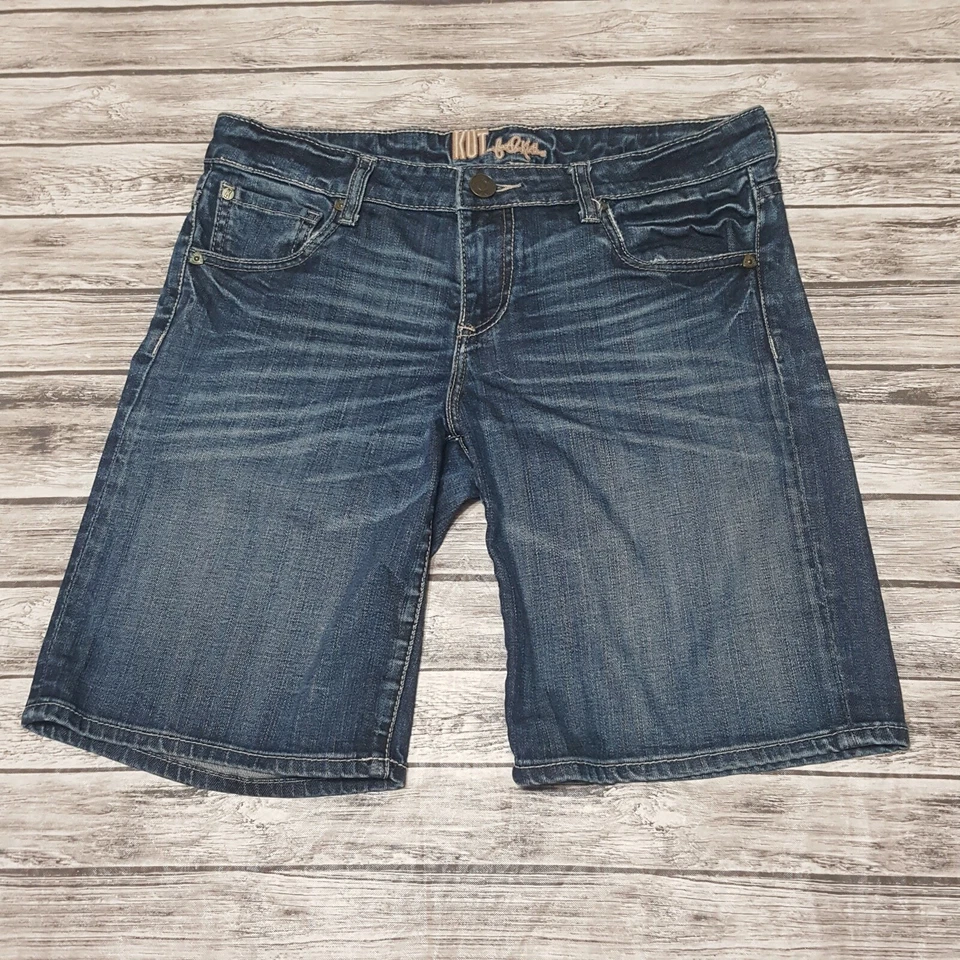 Pantalones cortos de mezclilla azul para mujer Kut From The Kloth talla 8 Foto 1 de 4