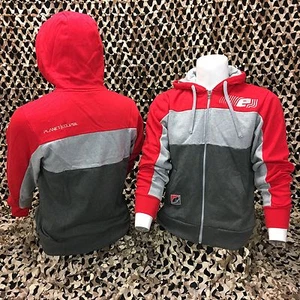 NEW Planet Eclipse 2015 Track Zip Hooded Sweatshirt - Red - Picture 1 of 11