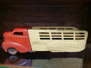 VINTAGE C. 1940 WYANDOTTE STREAMLINE BULLET NOSE EXPRESS STAKE TRUCK MARX RARE!! - Bild 1 von 6