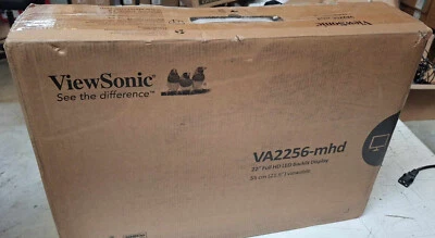 ViewSonic VA2256-MHD 22" IPS 1080p Monitor with FreeSync, HDMI, DisplayPort, VGA - Image 1 of 4