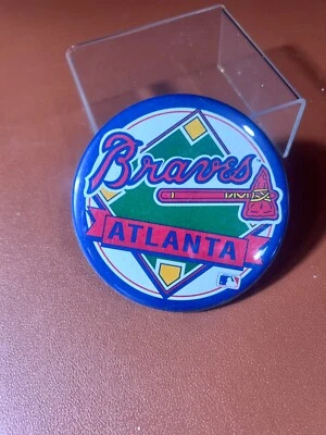 Vintage Atlanta Braves MLB Original Wincraft Made in U.S.A. Big Pin Winona - Image 1 of 3