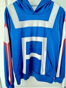 My Hero Academia Sport Training Hoodie Men Women Girl Boy Small Blue Cosplay - Picture 1 of 7