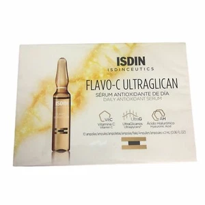 ISDIN ISDINCEUTICS Flavo C Ultraglican Antioxidant 10 Ampoules x 2ml each NIB - Picture 1 of 2