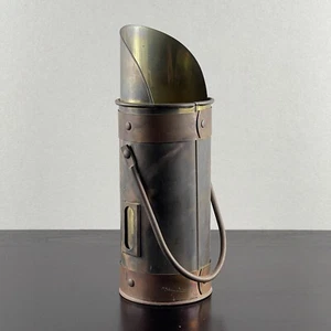 Vintage Collectible Matchstick Copper & Brass Coal/Ash Scuttle Hod Bucket Scoop - Picture 1 of 12