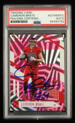 Cameron Brate Signed 2017 Panini Unparalleled #156 (PSA) - A - Image 1 of 2