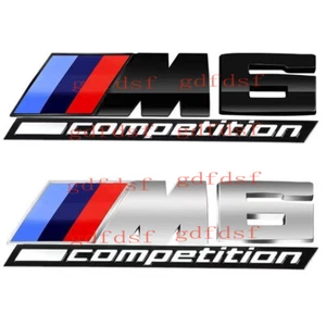 Serie 6 M6 COMPETICIÓN Número Letras Trasero Baúl Adhesivo Cuerpo y Estilo Exterior - Imagen 1 de 7