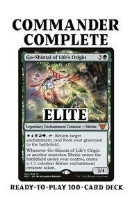 Go-Shintai of Life's Origin ELITE Shrine Enchantress Magic Custom Commander Deck - Picture 1 of 2