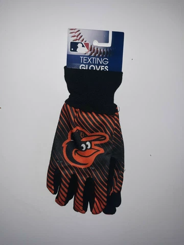 MLB Baltimore Orioles Texting Gloves. Brand new Cover
