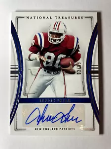 2023 Panini National Treasures NFL Signatures AUTO Irving Fryar Patriots /99 - Bild 1 von 2