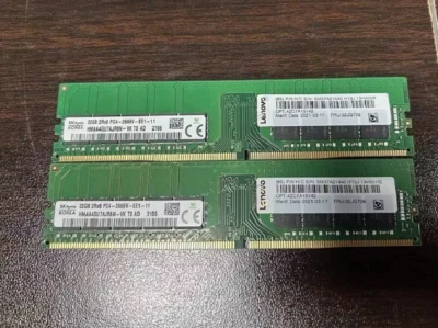 02JG706 4ZC7A15142 Lenovo/IBM 32GB DDR4 PC4-2666V Unbuffered ECC UDIMM Memory - Image 1 of 4